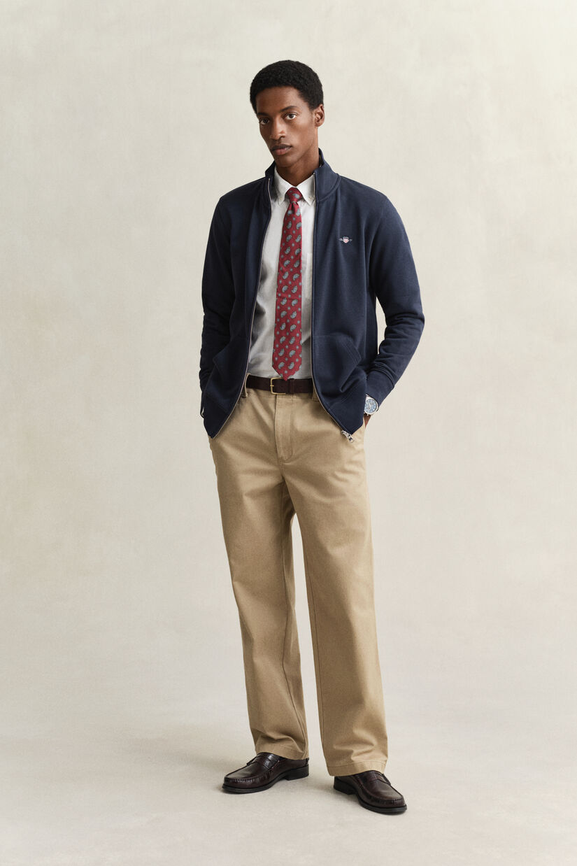 Shield sweatshirt met ritssluiting