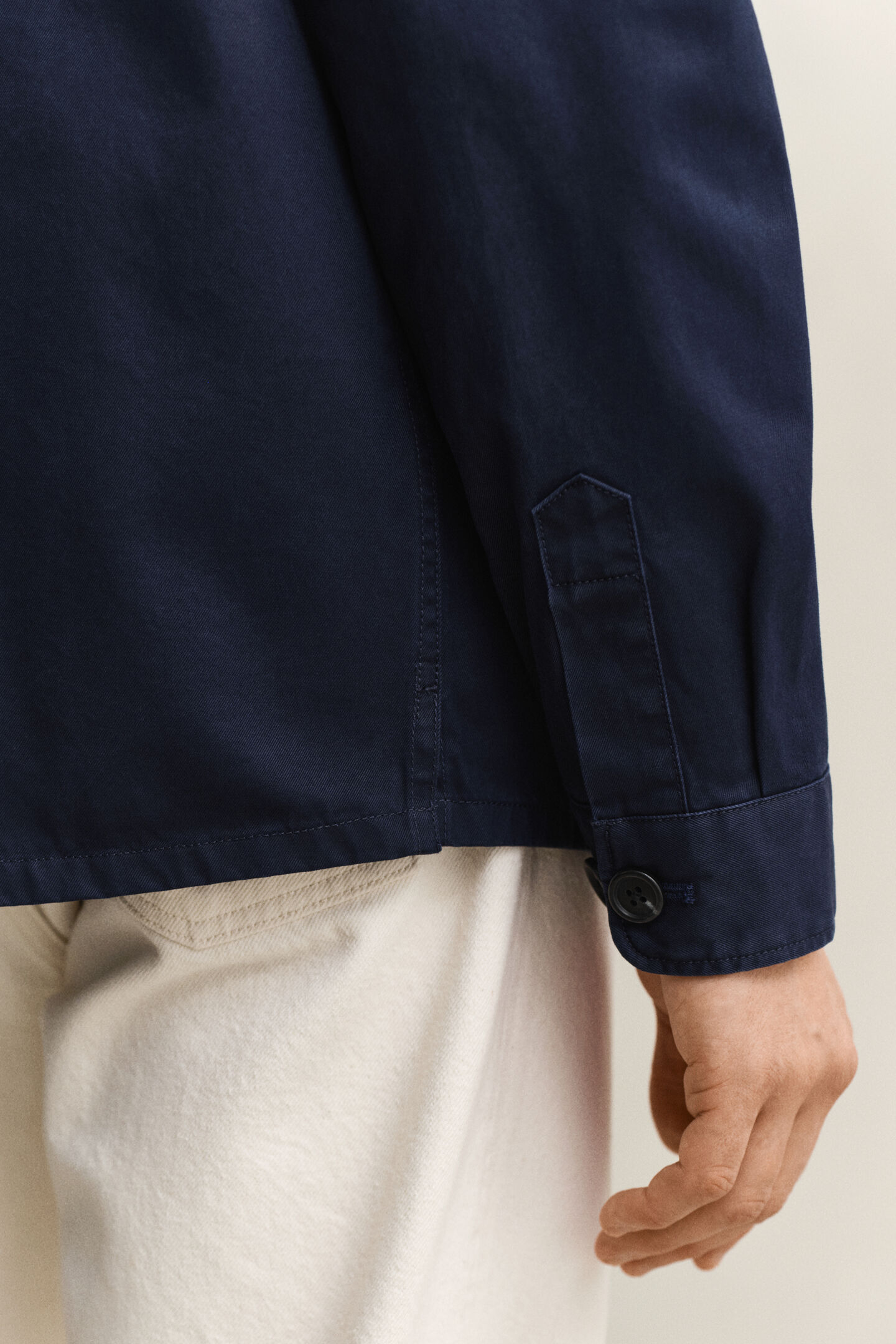 Overshirt van keperkatoen