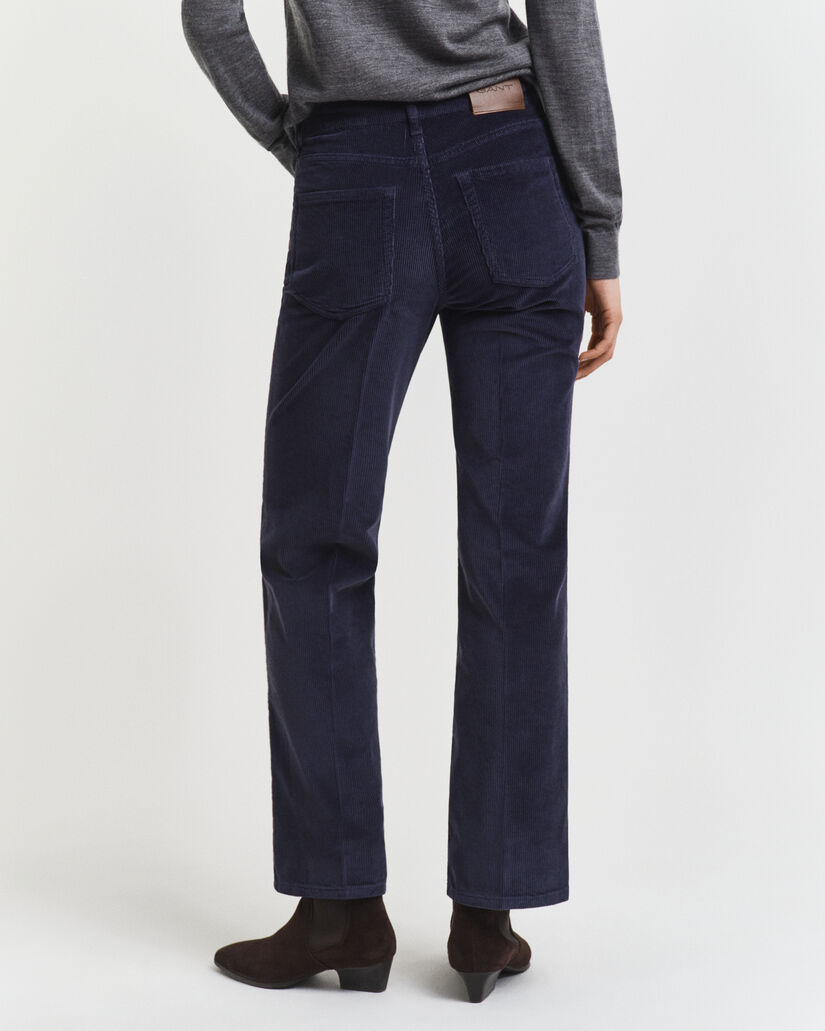 Flared corduroy jeans