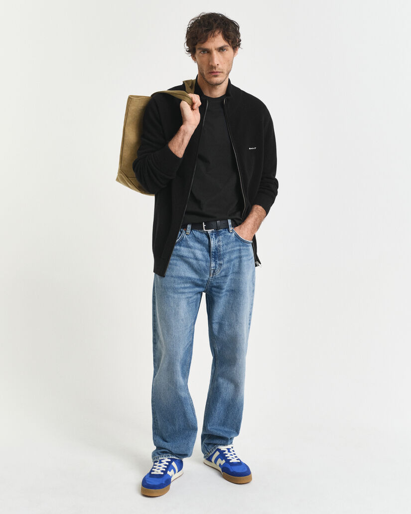 Ritsvest van katoenpiqu&eacute;