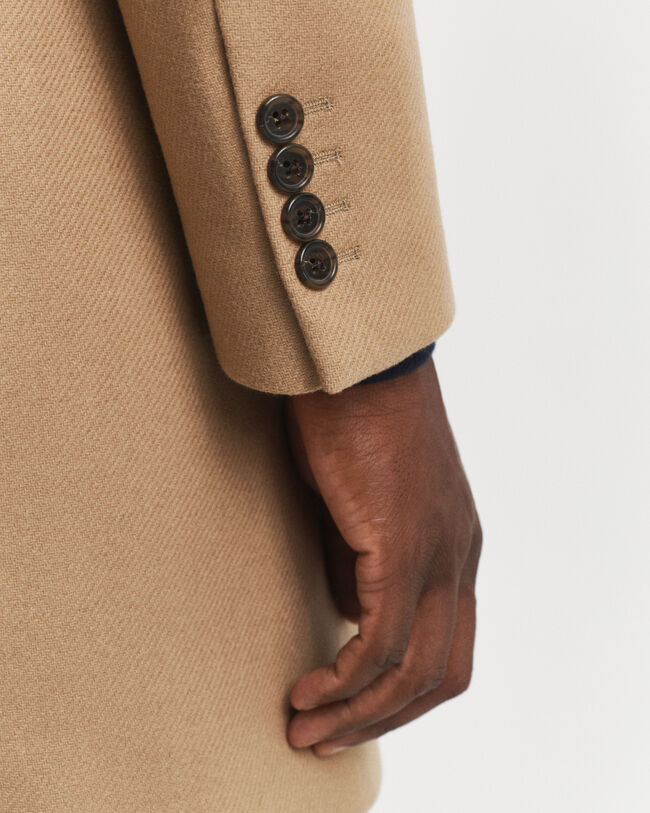 Klassieke wollen jas