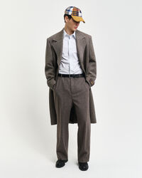 Slim Fit overhemd van stretchpoplin met strepen