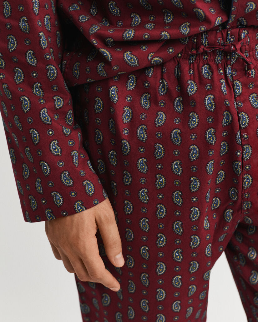 Cadeauset met pyjama met paisleyprint