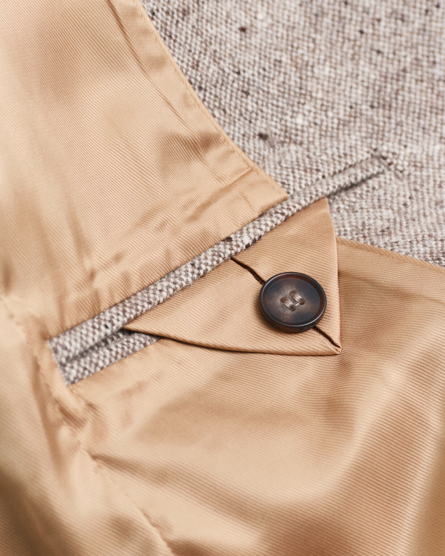 Regular Fit wollen blazer met textuur