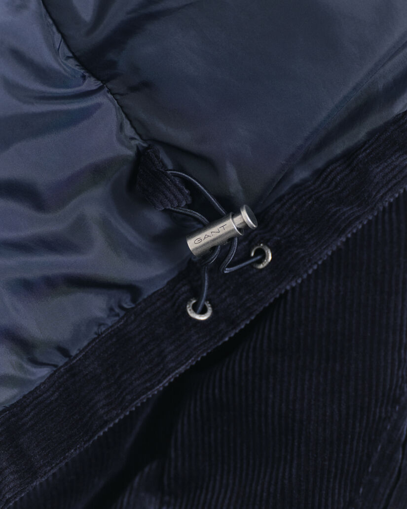 Corduroy gewatteerd jack