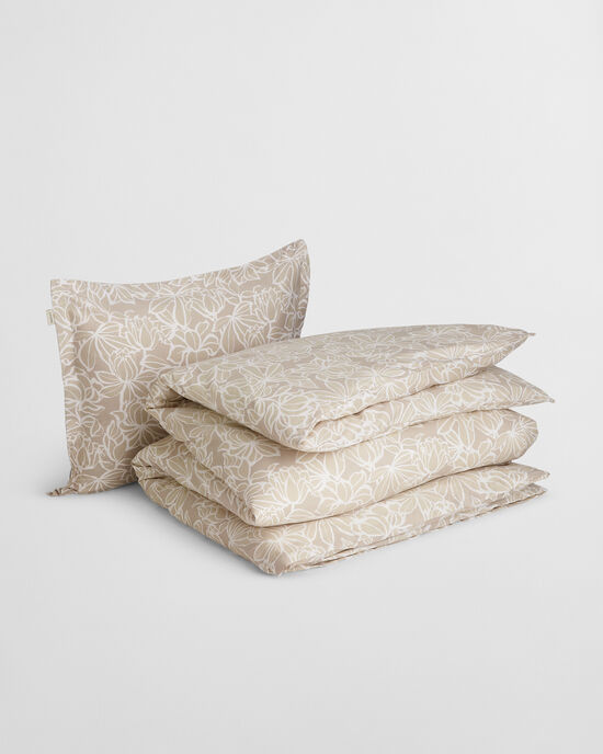 Eenpersoonsdekbedovertrekset met bloemetjes