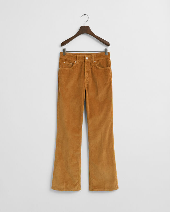 Flared corduroy jeans