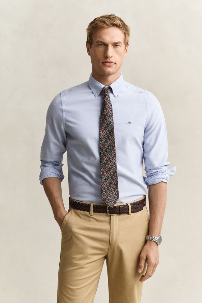 Slim Fit klassiek Oxford-overhemd