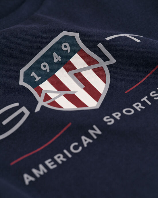 Kids Archive Shield T-shirt met lange mouwen