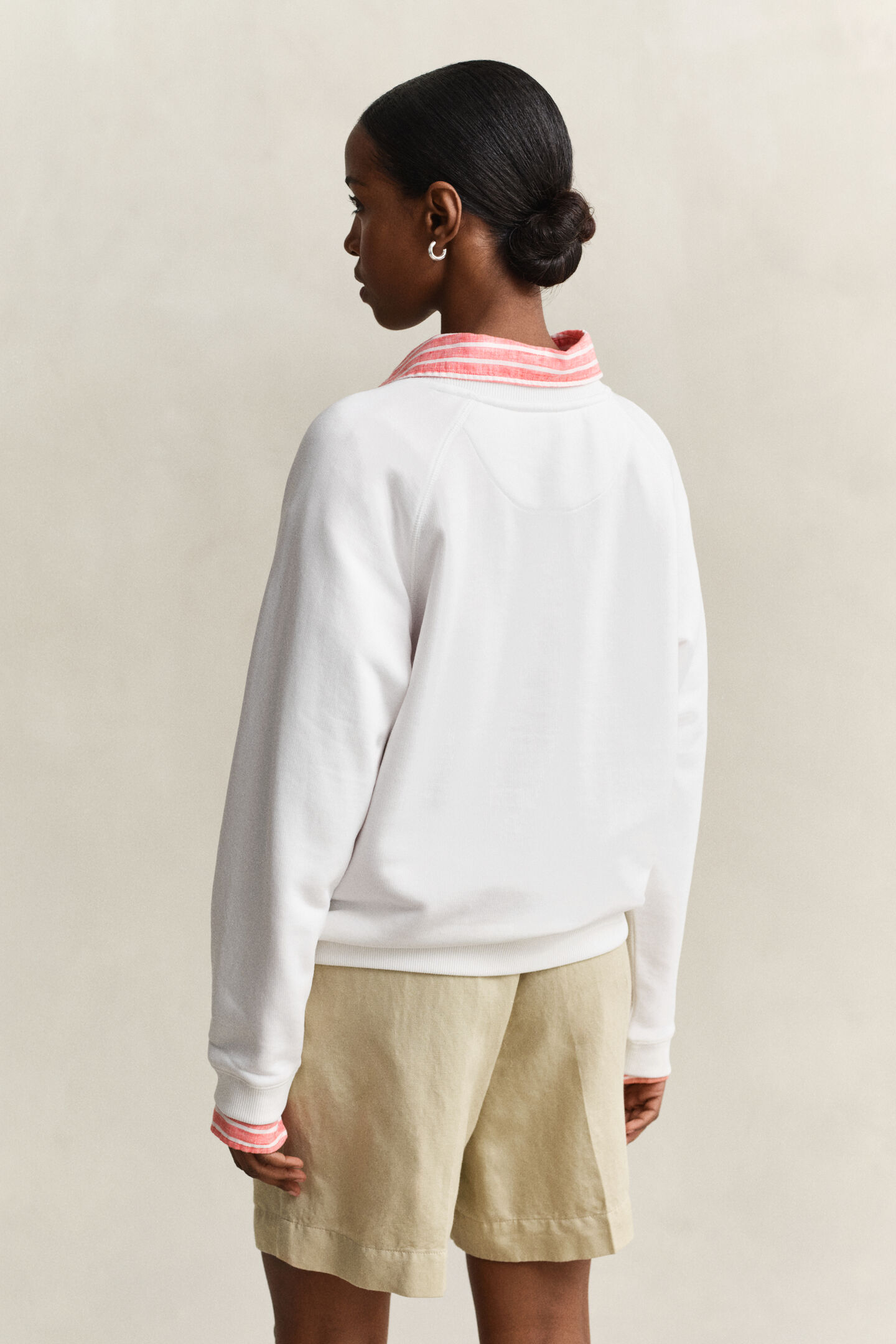 Sweatshirt met ronde hals en grafische print