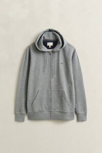 Shield hoodie met ritssluiting