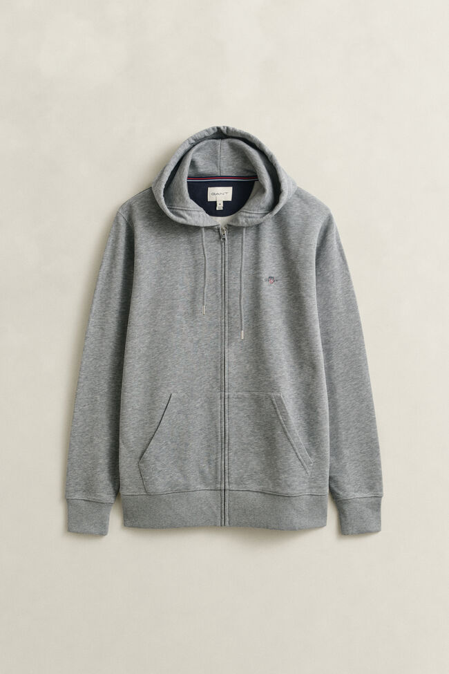 Shield hoodie met ritssluiting