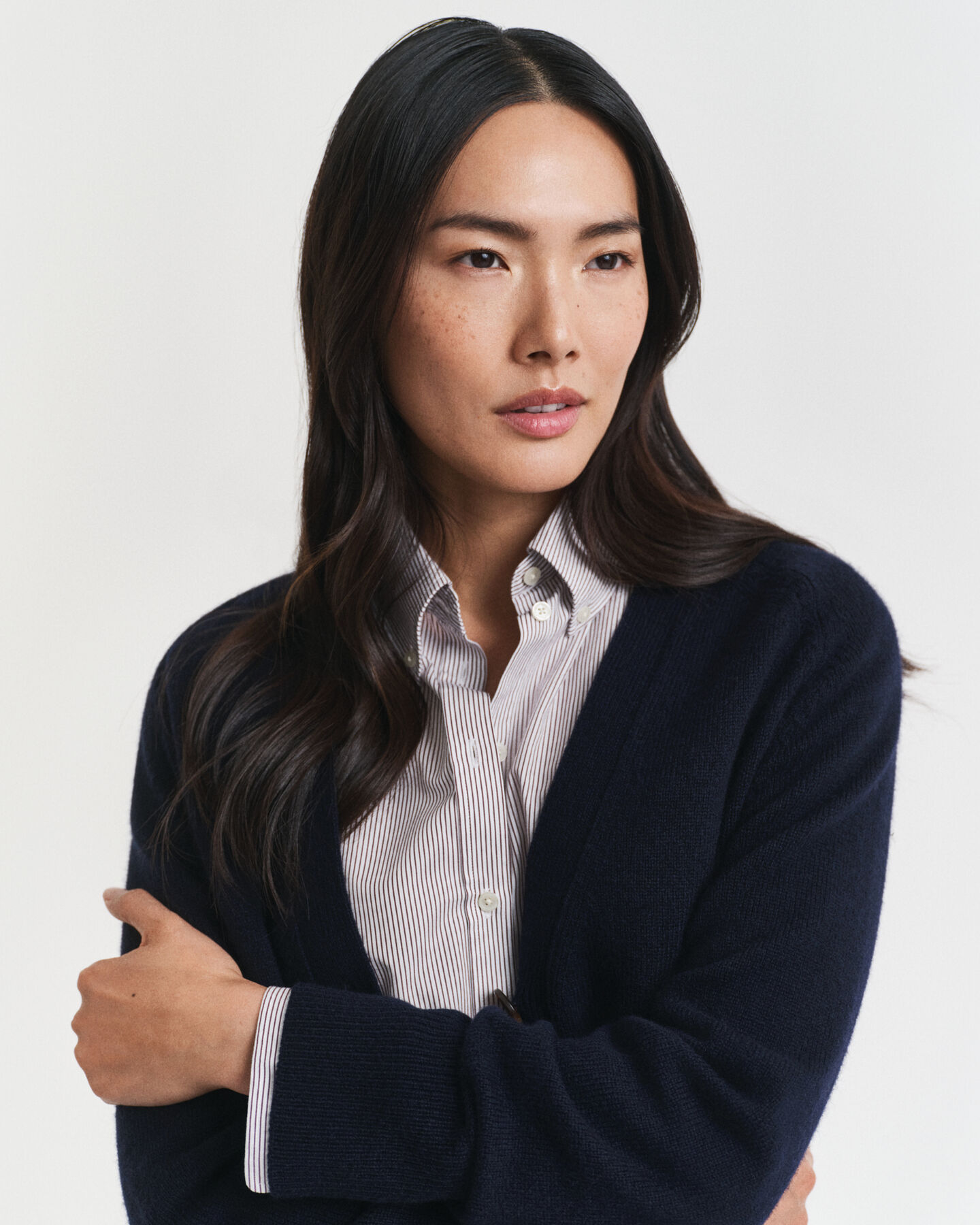 Vest van een wol-kasjmiermix