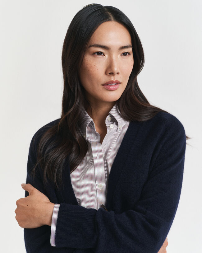 Vest van een wol-kasjmiermix