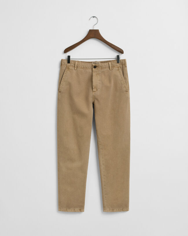 Regular Fit Surplus chino met taps toelopende pijpen