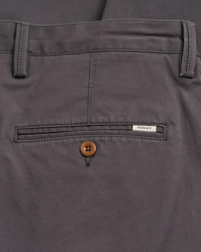 Slim Fit chino van keperstof