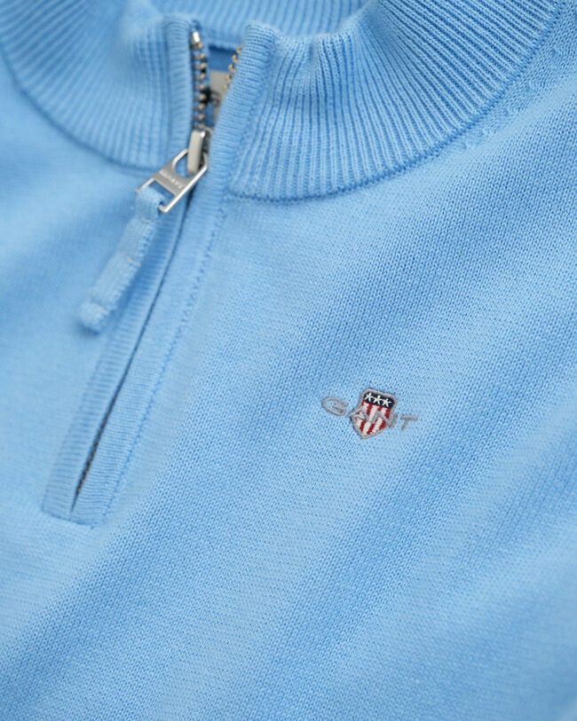 Kids Shield katoenen sweater met korte rits