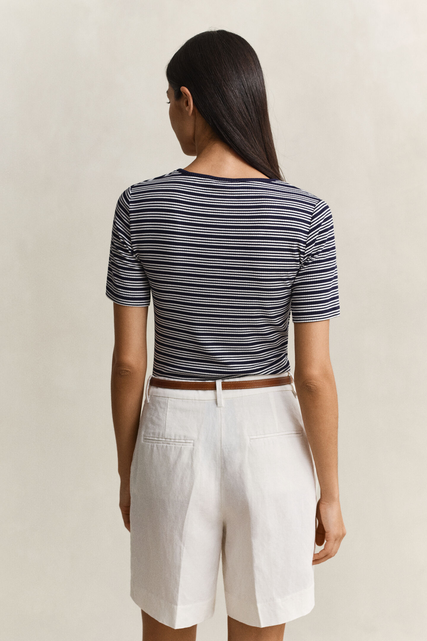 Geribde Henley-top