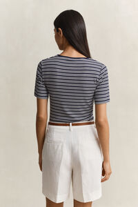 Geribde Henley-top