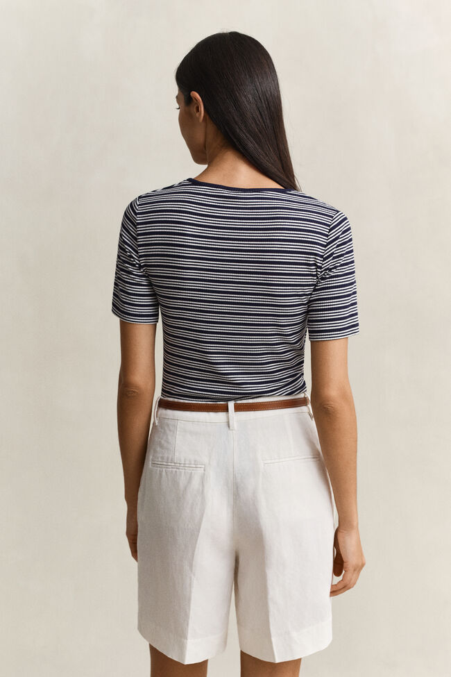 Geribde Henley-top