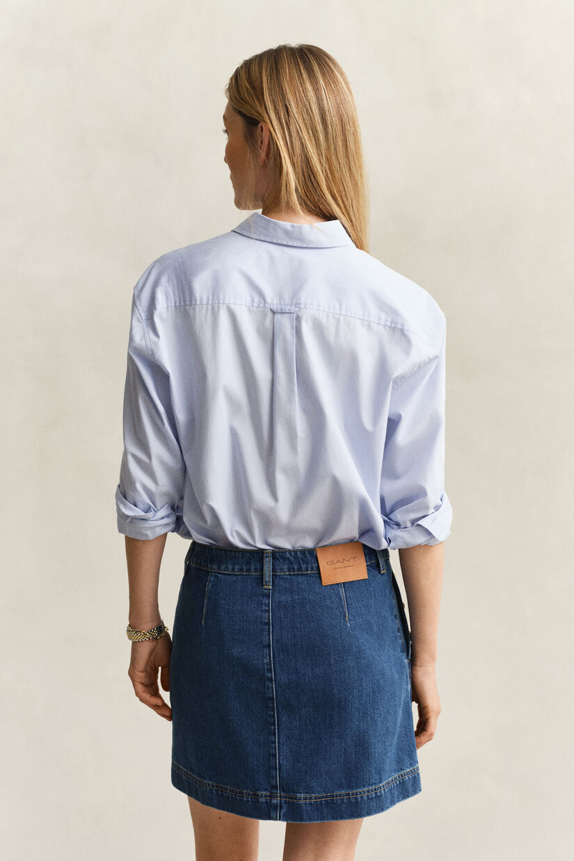 Relaxed Fit Classic overoverhemd van poplin