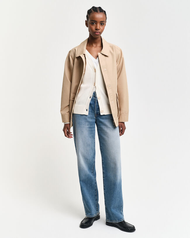 Klassiek vest van katoen