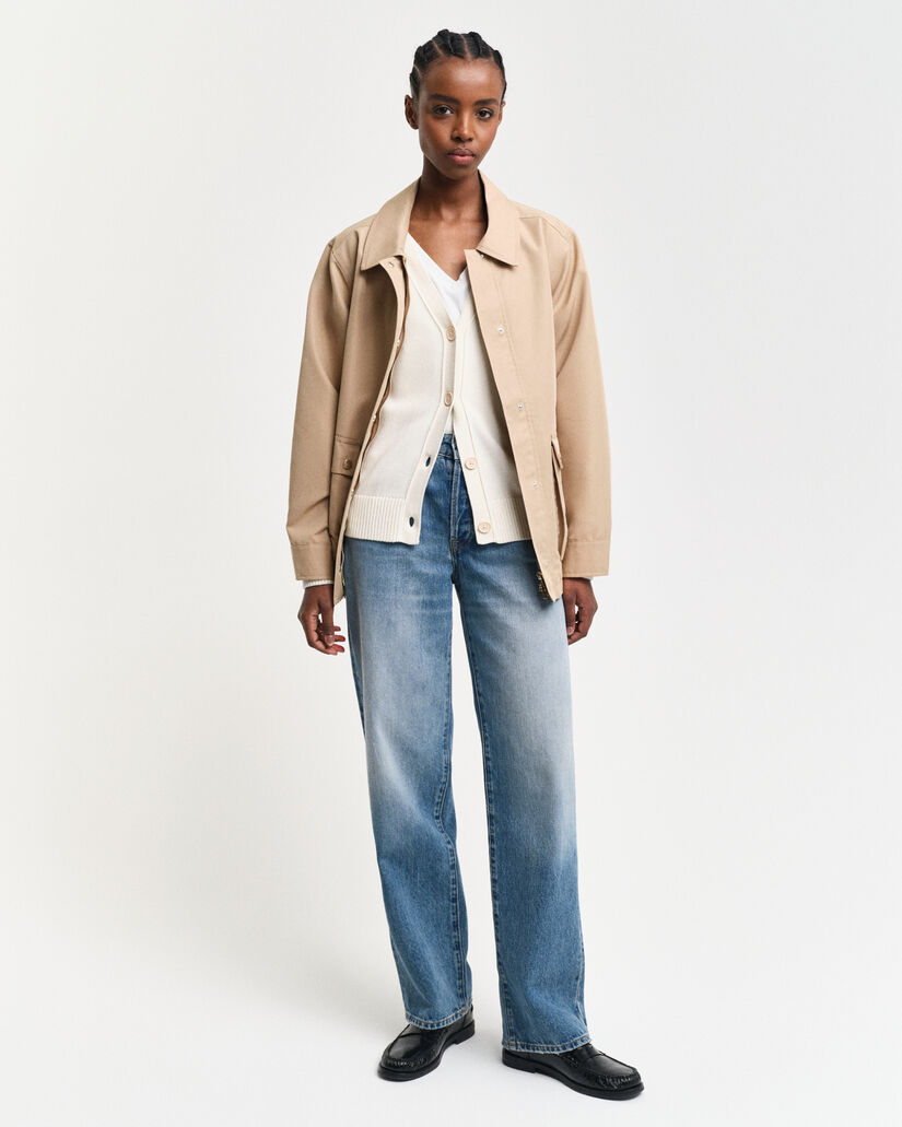 Klassiek vest van katoen