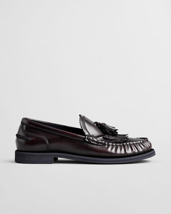 Gracelyn leren loafers