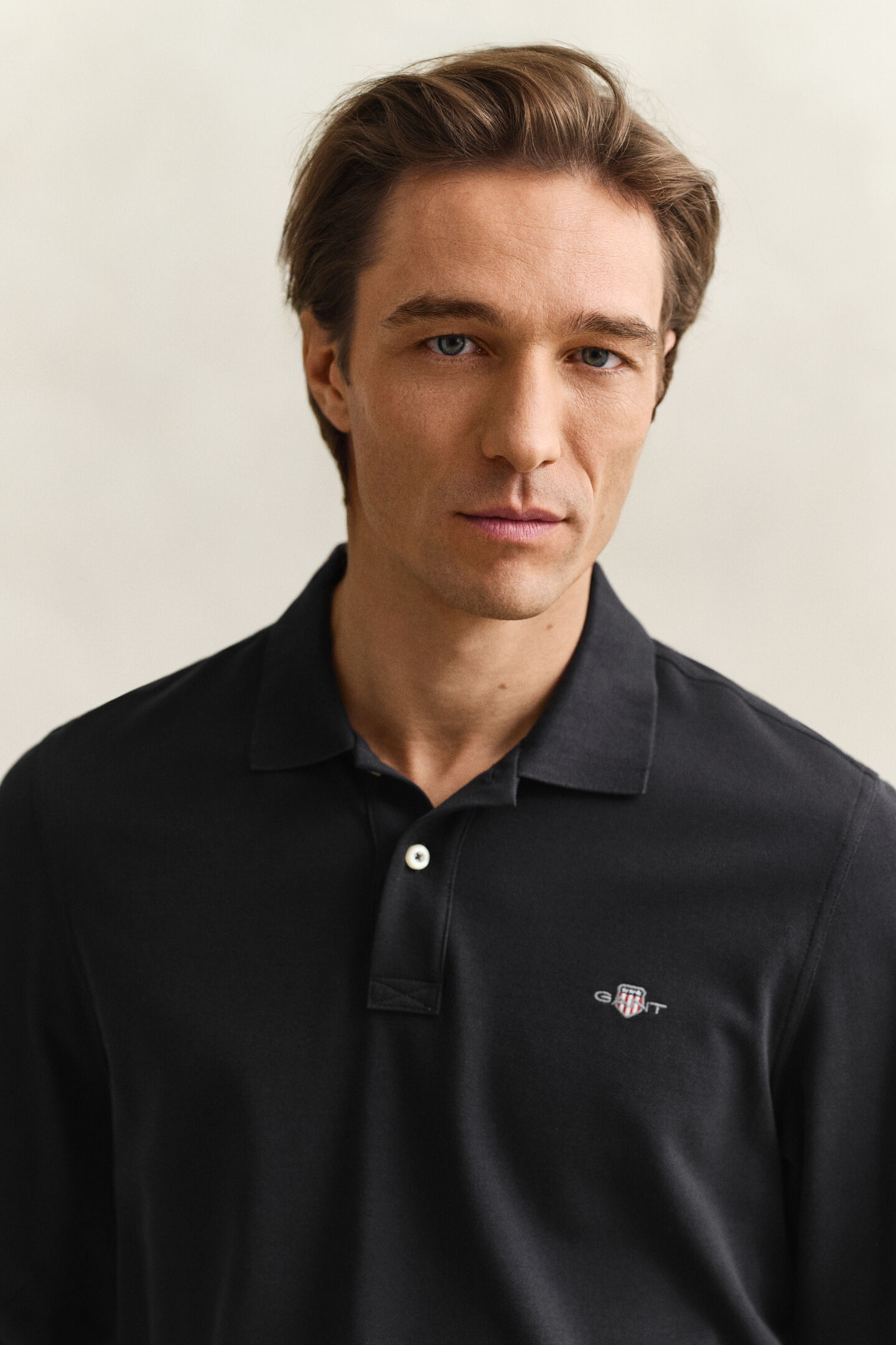 Poloshirt met lange mouwen