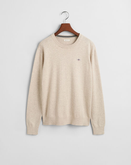 Teens Shield klassieke katoenen sweater met ronde hals