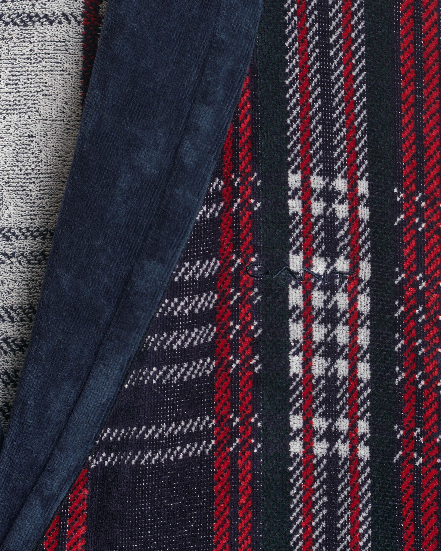 Holiday badjas met ruit