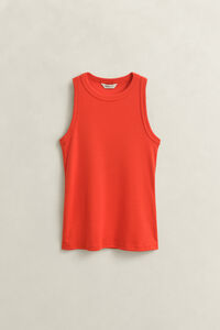 Geribde tanktop