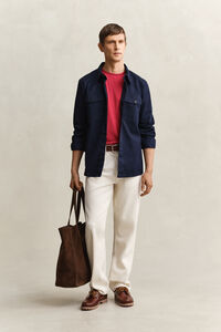 Overshirt van keperkatoen