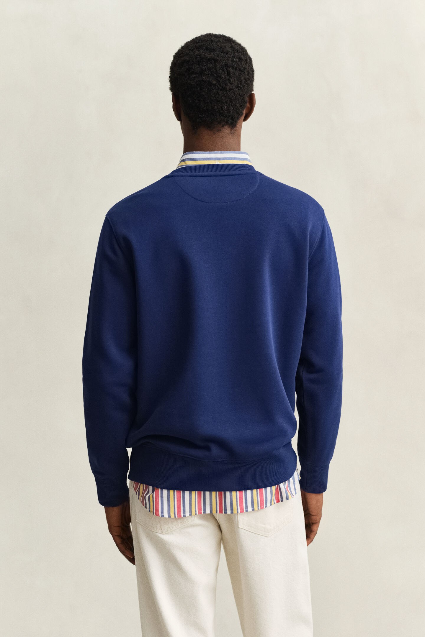 Shield sweatshirt met ronde hals