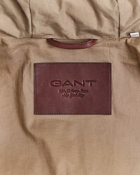 Katoenen parka met ganzendons