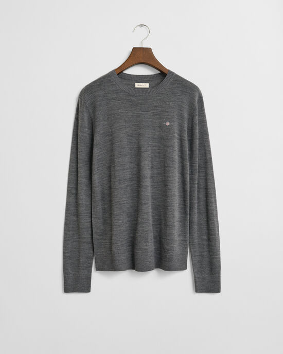 Teens trui met ronde hals van extra fijne merinoswol