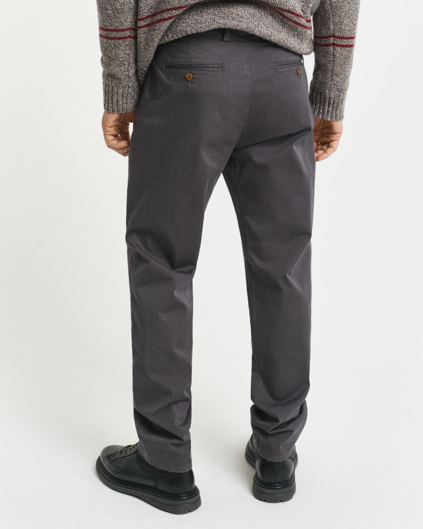 Regular Fit chino van keperstof