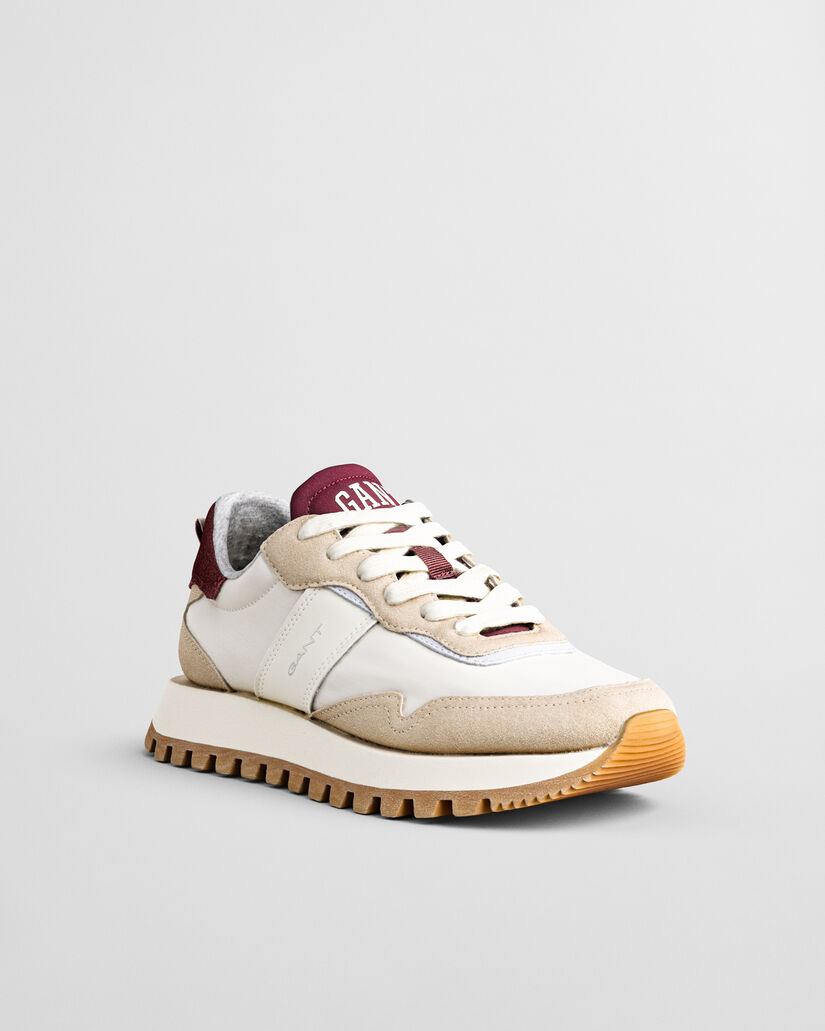 Caffay sneakers van su&egrave;de en nylon