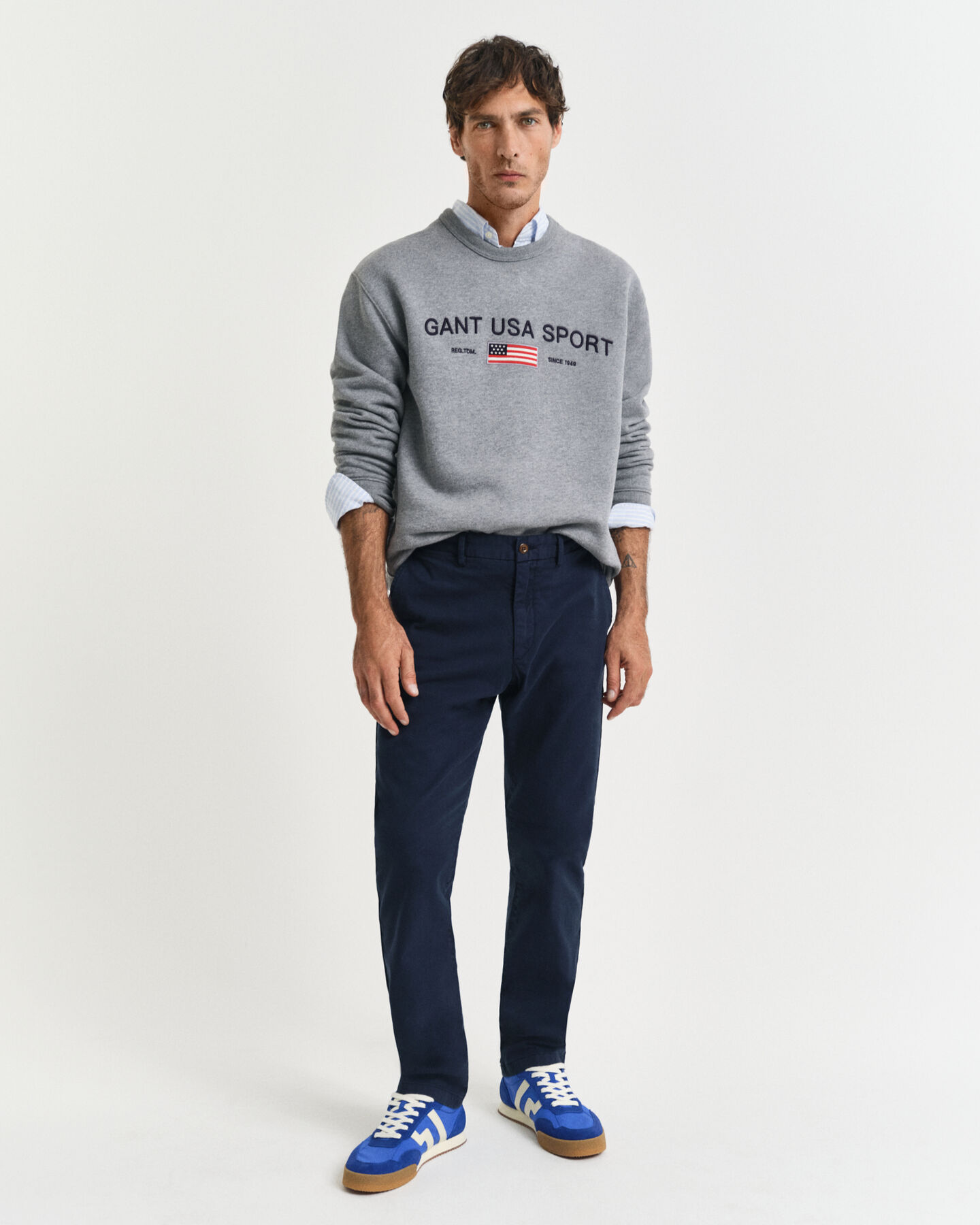 Slim Fit Dobby Structured chino