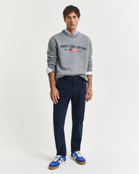 Slim Fit Dobby Structured chino