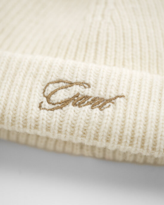 Baby Pom Pom beanie met oorkleppen