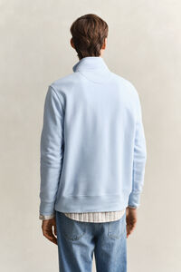 Shield sweatshirt met korte rits