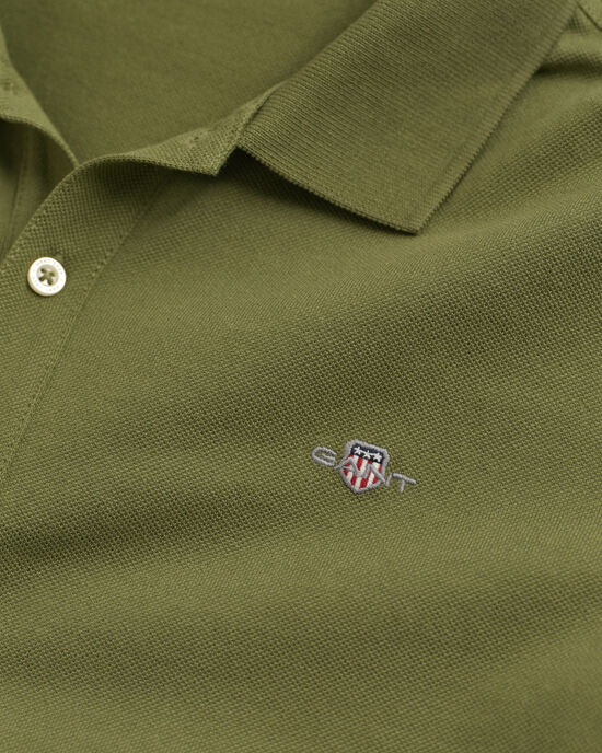 Teens Shield piqu&eacute; poloshirt