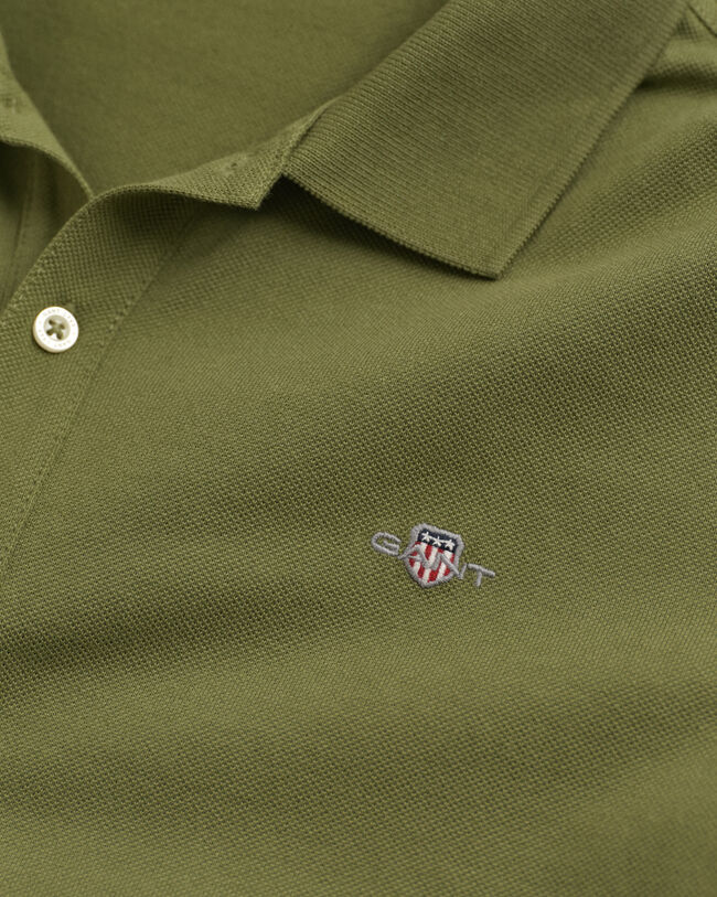 Teens Shield piqu&eacute; poloshirt