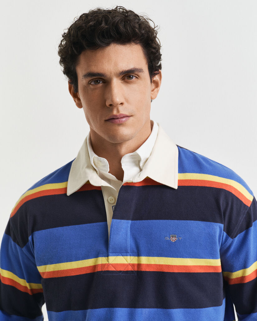 Heavy Rugger met gekleurde strepen