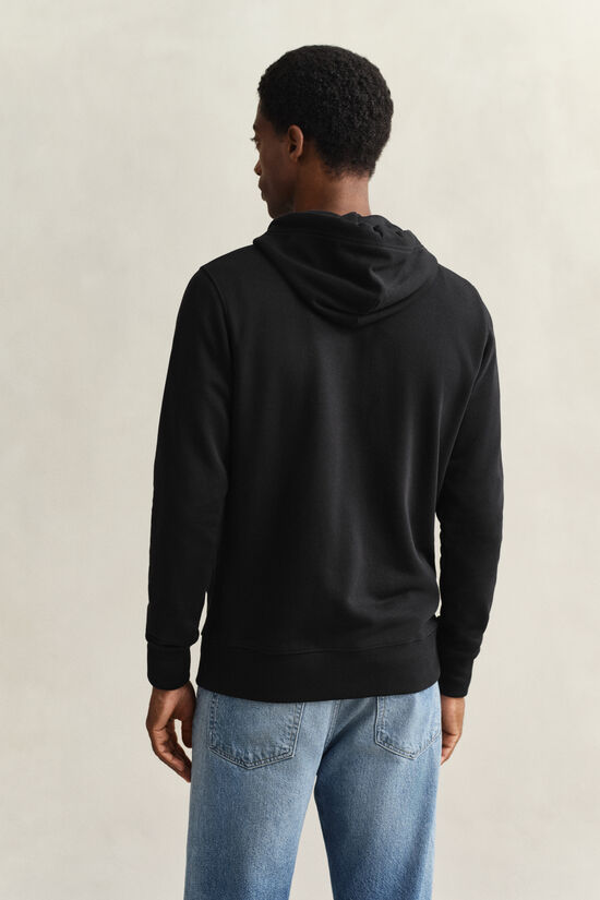 Shield hoodie met ritssluiting