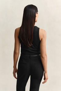 Geribde tanktop