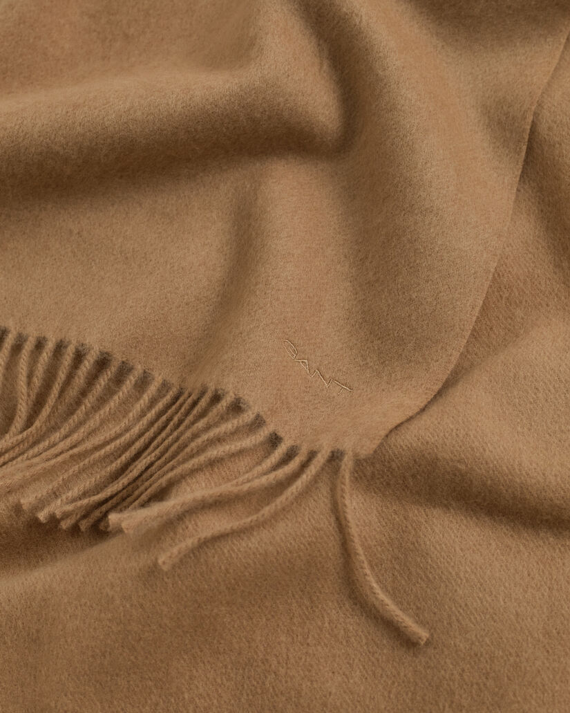 Geweven wollen sjaal