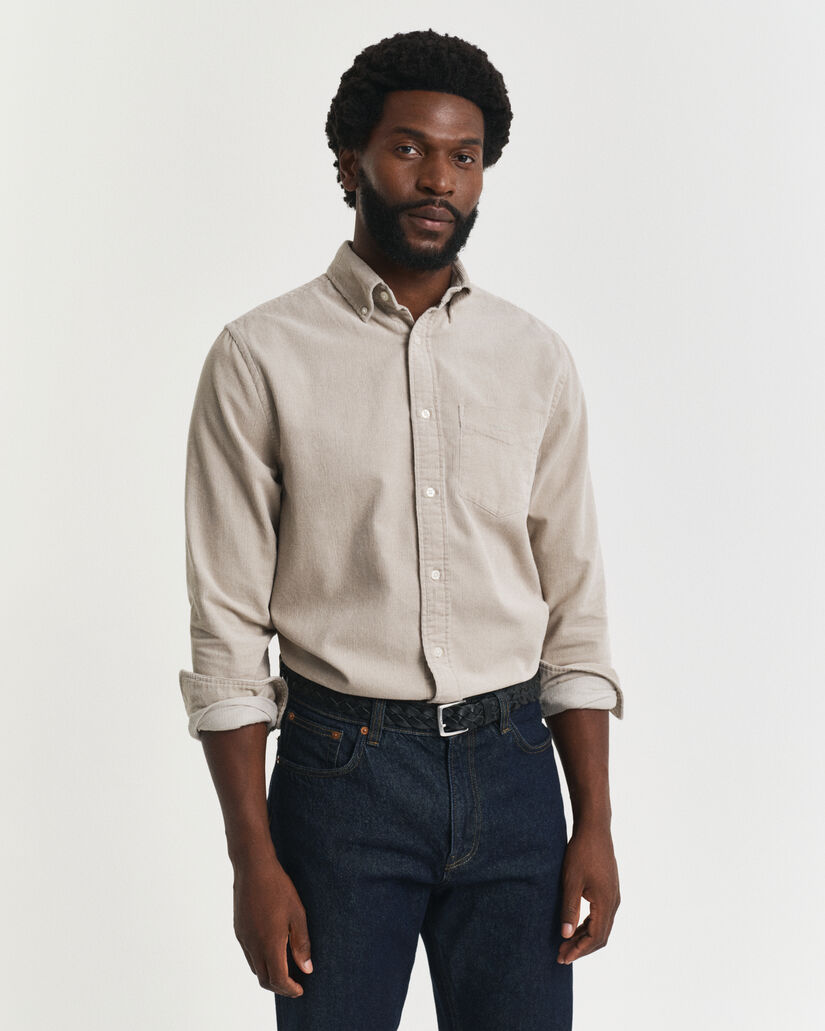 Regular Fit corduroy overhemd