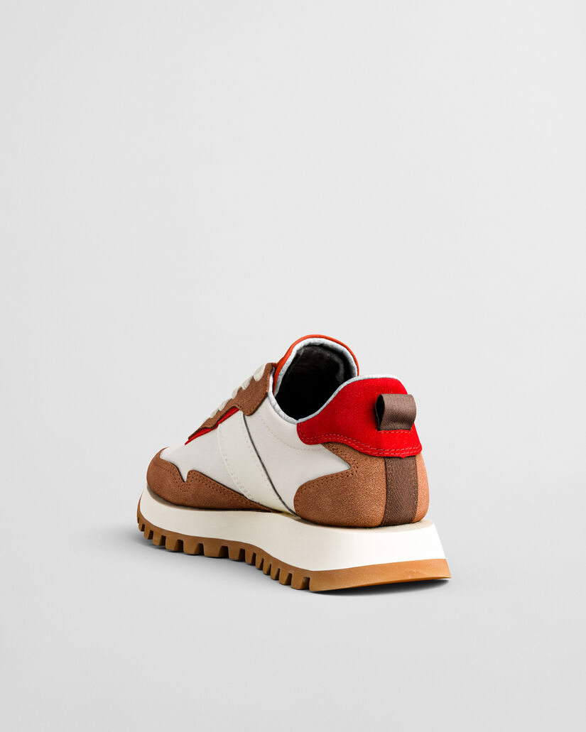 Caffay sneakers van su&egrave;de en nylon